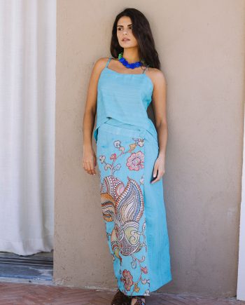 PEACOCK SET BLUE