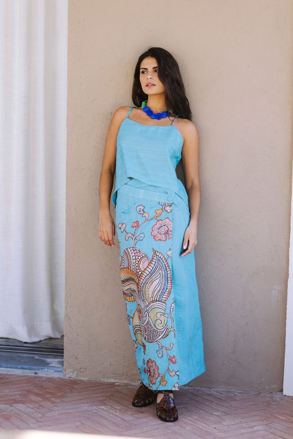 PEACOCK SET BLUE