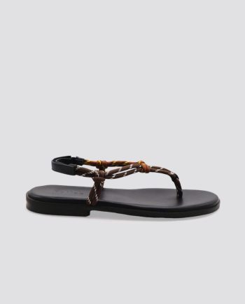 T-Cord Sandals Marron